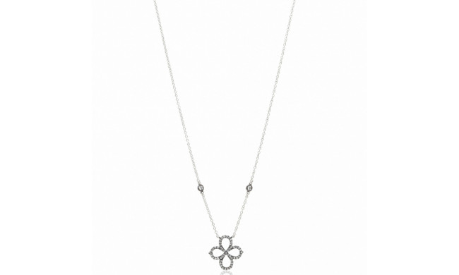 Freida Rothman Open Clover PavE Necklace - PRZ070173B-16E