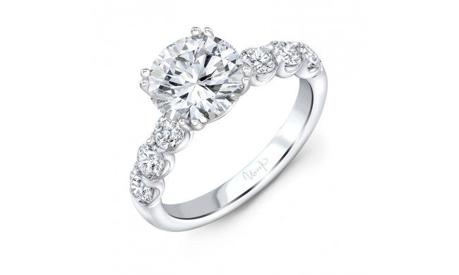 Uneek Round Diamond Engagement Ring - R210599RDU