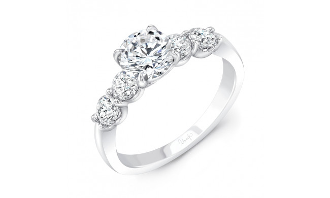 Uneek Round Diamond Engagement Ring - R027U