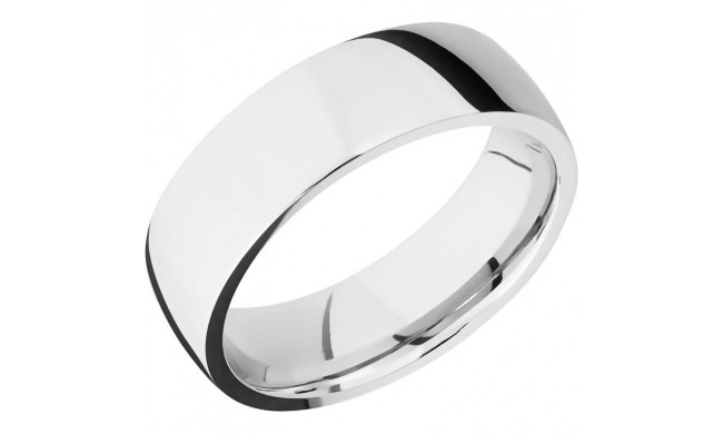 Lashbrook Cobalt Chrome 7mm Men's Wedding Band - CC7LD-P+POLISH