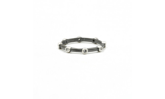 Freida Rothman Bezel Station Stack Ring - PRZR0984B-1-2