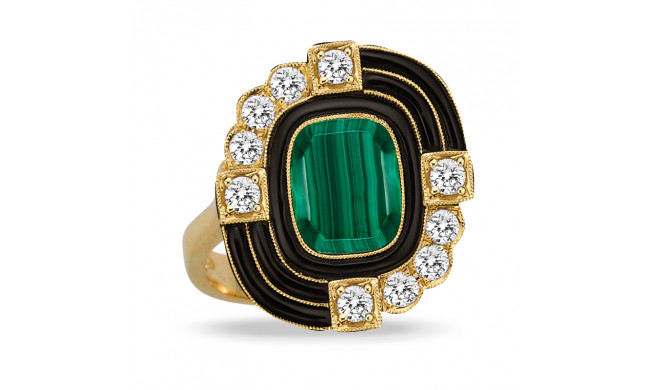 Doves Verde 18k White Gold Diamond Ring - R9207BOMC
