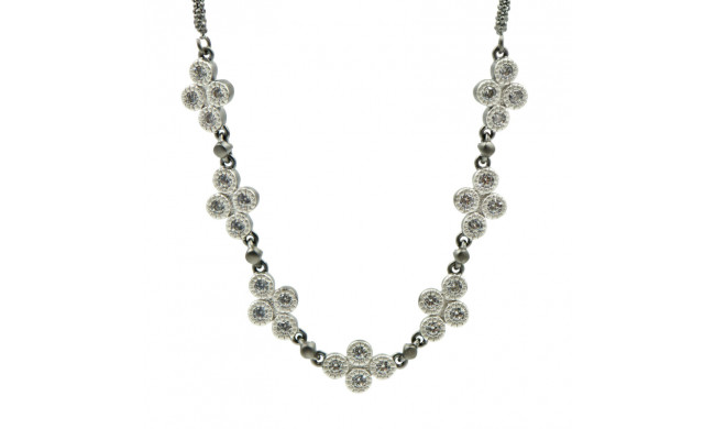 Freida Rothman Industrial Finish 4 Points Short Chain Necklace - IFPKZN16-16E