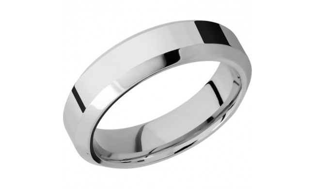 Lashbrook Cobalt Chrome 6mm Men's Wedding Band - CC6HB+POLISH