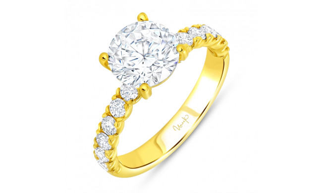 Uneek Timeless Round Diamond Engagement Ring - R602RB-200
