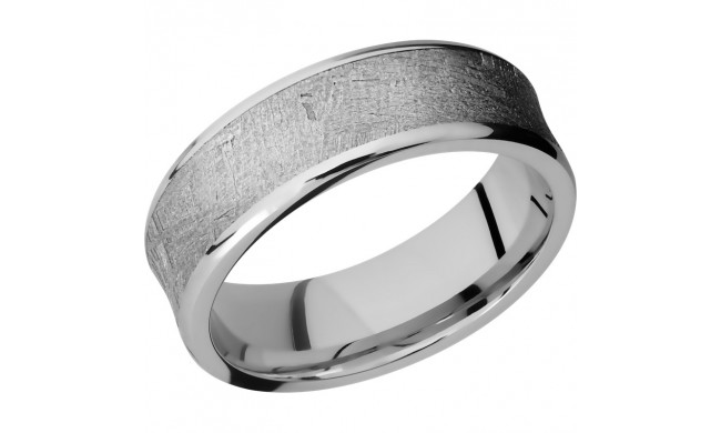 Lashbrook Cobalt Chrome Meteorite 7mm Men's Wedding Band - CC7CB15_METEORITE+POLISH