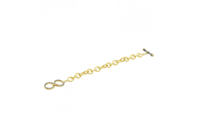 Freida Rothman Signature Two Tone Chain Bracelet - YRZ070383B