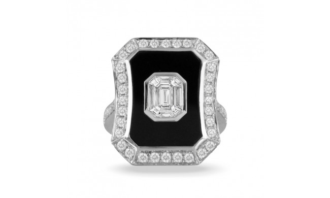 Doves Mondrian 18k White Gold Diamond Ring - R8744BO-1