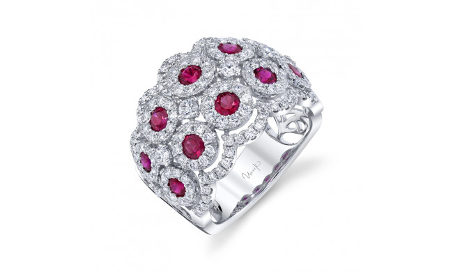 Uneek Ruby Diamond Fashion Ring - LVBRI701R