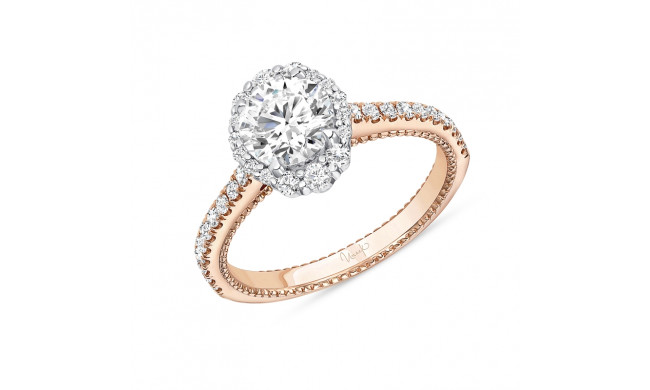 Uneek Round Diamond Engagement Ring - SWS233DSRW-6.5RD