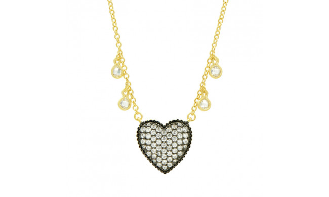 Freida Rothman From The Heart Pave Necklace - YRZ070458B-16E