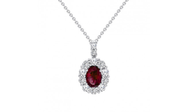 Uneek Oval Diamond Pendant - LVNMT1611R