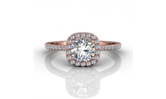 Martin Flyer 18k Rose Gold FlyerFit Engagement Ring