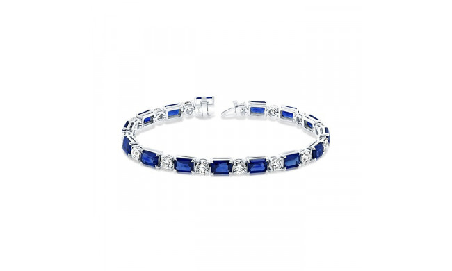 Uneek Blue Sapphire Diamond Bracelet - BR3001ECU