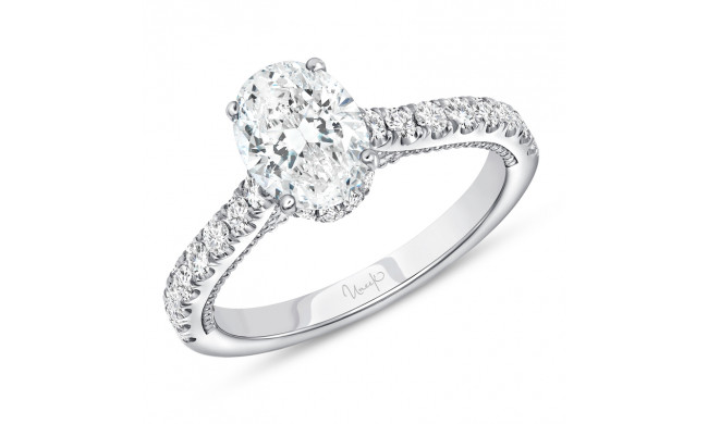 Uneek Us Collection Oval Diamond Engagement Ring - SWUS021CW-OV