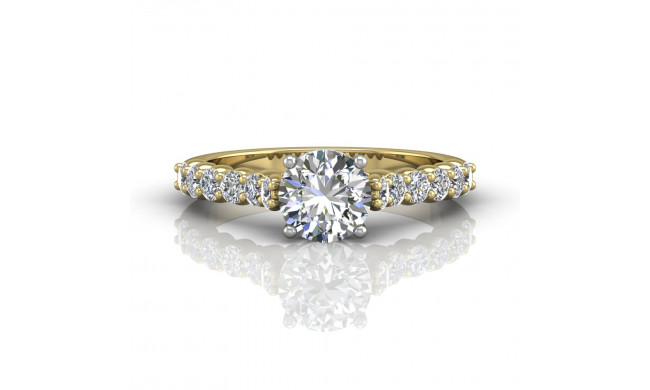 Martin Flyer Two Tone 14k Gold FlyerFit Engagement Ring