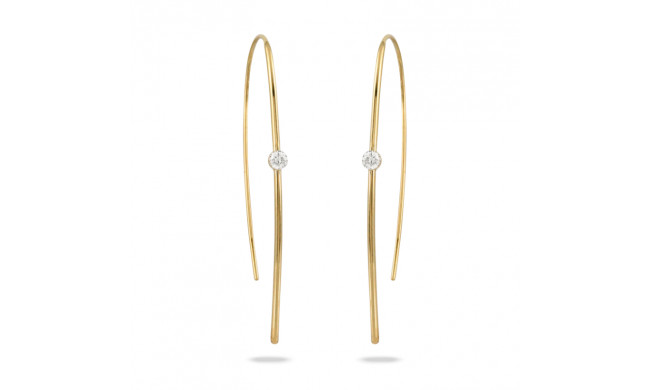 Doves Diamond Fashion 18k Yellow Gold Diamond Earrings - E9730