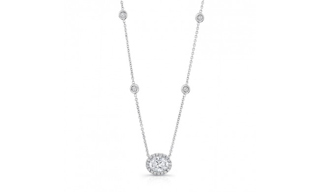 Uneek Oval Diamond Pendant - LVN651