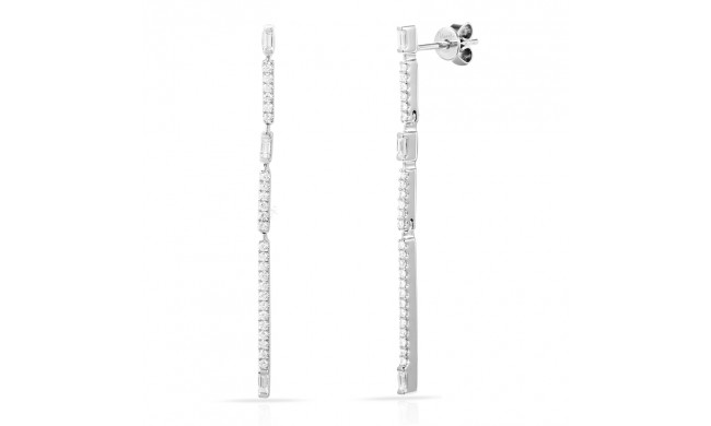 Uneek Diamond Dangling Earrings - LVEAD084W