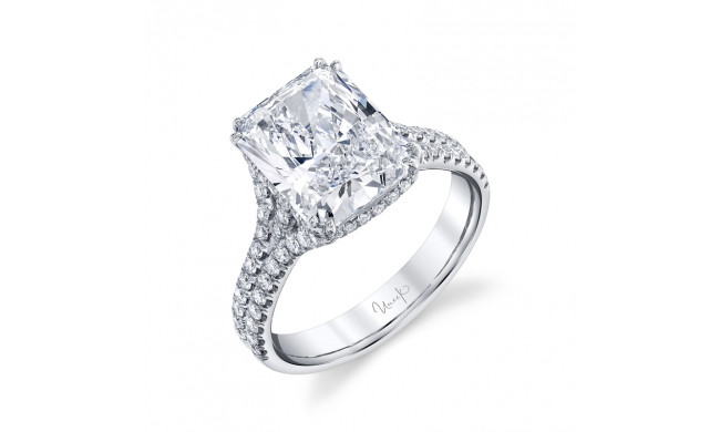 Uneek Radiant Diamond Engagement Ring - LVS1059RAD