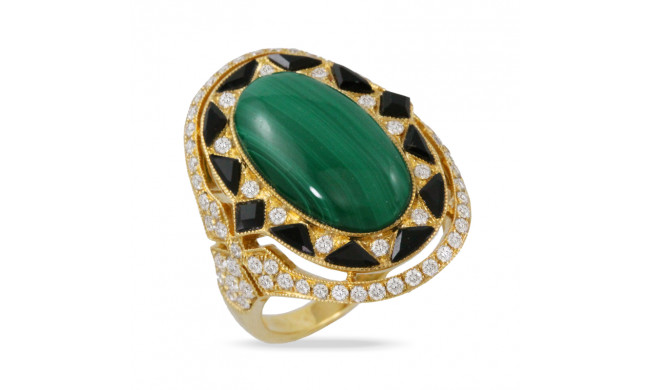 Doves Verde 18k Yellow Gold Diamond Ring - R9150BOMC