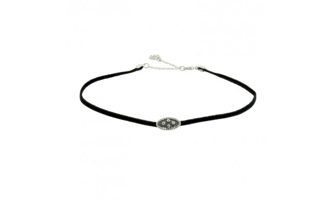 Freida Rothman Single Station Leather Choker - IFPKZN15-12E