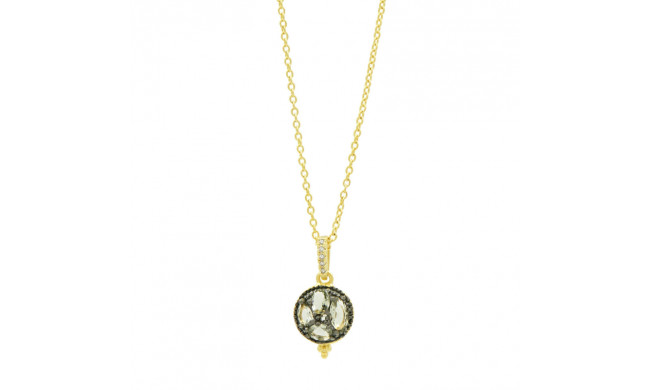Freida Rothman Rose D'Or Small Pendant Necklace - RDYKZGN17-16E