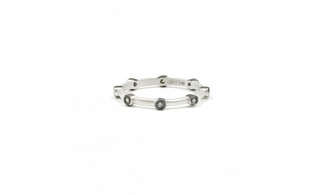 Freida Rothman Bezel Station Stack Ring - PRZR0984B-4