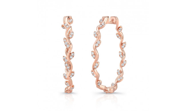 Uneek Formosa Inside-Out Diamond Hoop Earrings - LVEWA7524R