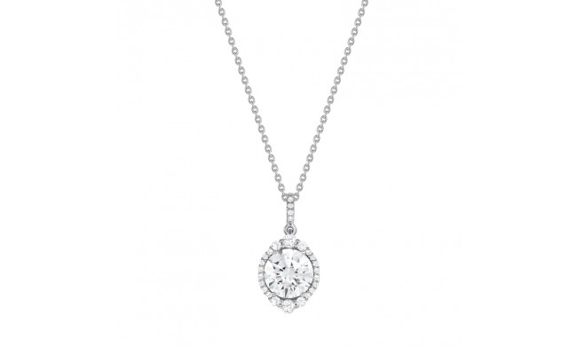 Uneek Round Diamond Pendant - LVN941-2.50CT