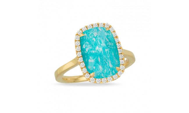 Doves Amazon Breeze 18k Yellow Gold Gemstone Ring - R6237AZ-1