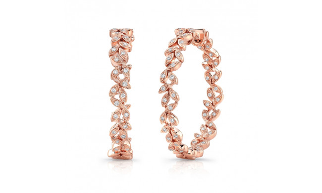 Uneek Hoop Diamond Earrings - LVEWA2301R