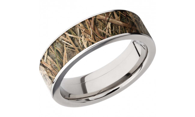 Lashbrook Titanium 7mm Men's Wedding Band - 7F16_MOCSG+POLISH