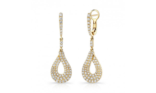 Uneek Dangling Diamond Earrings - LVEW694Y