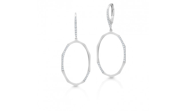 Uneek Dangling Diamond Earrings - LVEAD413W