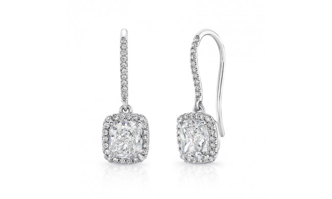 Uneek Cushion Shaped Diamond Earrings - LVE309