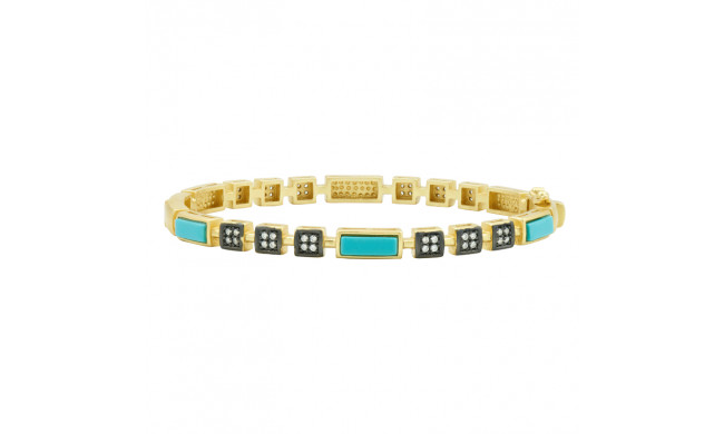 Freida Rothman Coastal Hinge Bangle - YRZB080206B-TQ-H