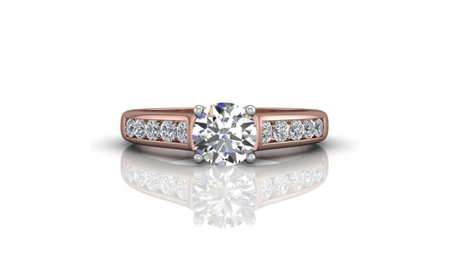 Martin Flyer Two Tone 14k Gold FlyerFit Engagement Ring