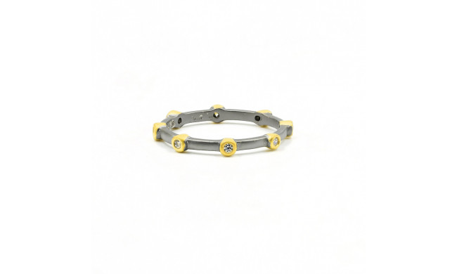 Freida Rothman Bezel Station Stack Ring - YRZR0984B-1-7