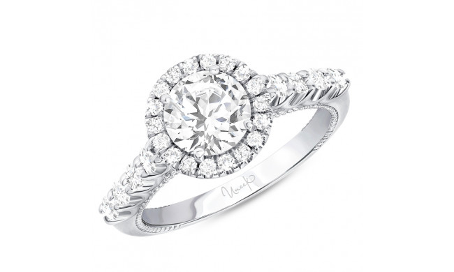 Uneek Us Collection Round Diamond Engagement Ring - SWUS015RDCW-6.5RD