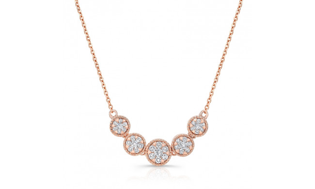 Uneek Fashion Diamond Necklace - LVNMI166R