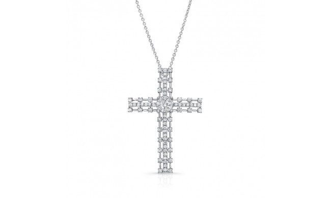 Uneek Cross Diamond Pendant - LVNWC832W