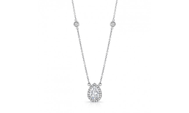 Uneek Pear Shaped Diamond Pendant - LVN606