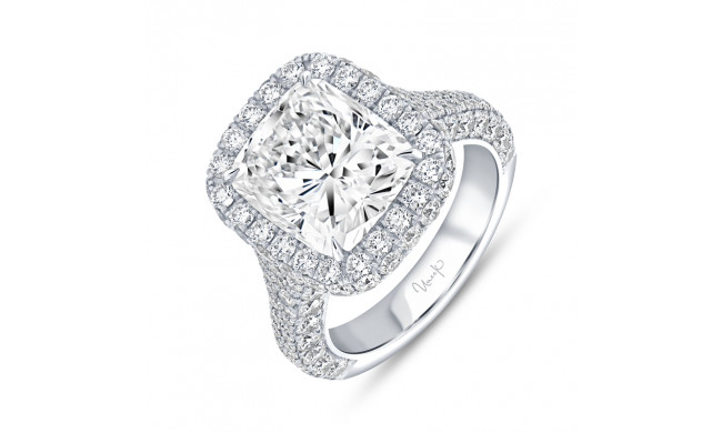 Uneek Signature Cushion Cut Diamond Engagement Ring - R048CUU