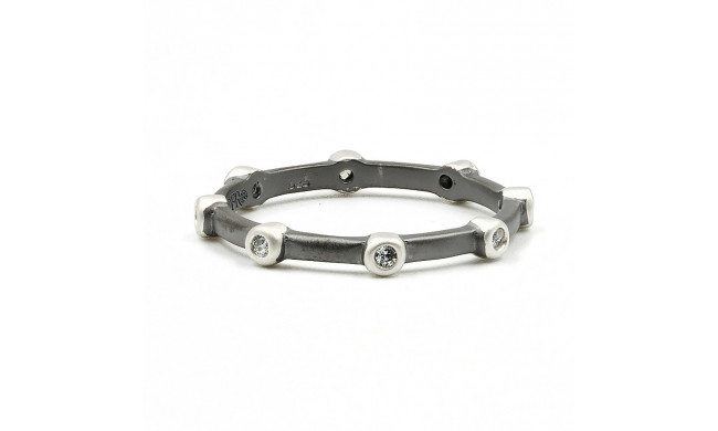 Freida Rothman Bezel Station Stack Ring - PRZR0984B-1-7