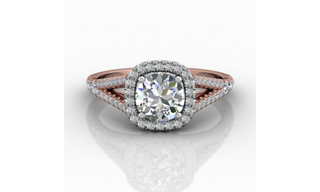 Martin Flyer Two Tone 14k Gold FlyerFit Engagement Ring