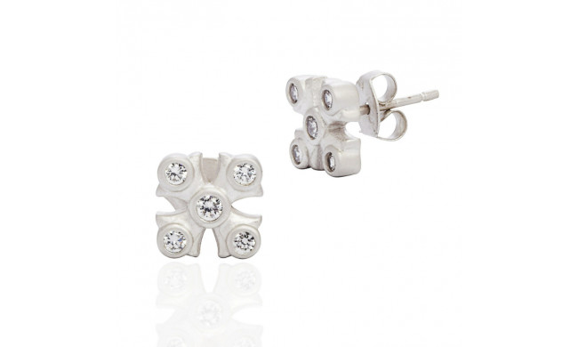Freida Rothman Maltese Stud Earrings - PZE020024B