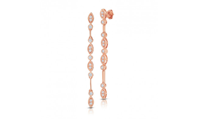 Uneek Dangling Diamond Earrings - LVEDN202R