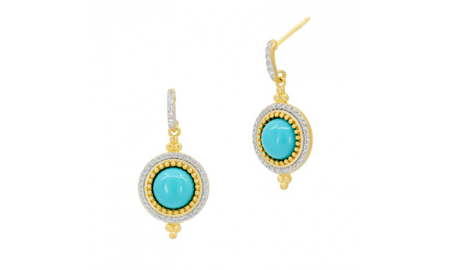 Freida Rothman Shades Of Hope Short Drop Earrings - BCPYZTQE20-14K