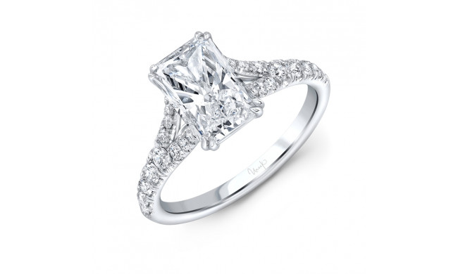 Uneek Radiant Cut Diamond Engagement Ring - USM09-RAD